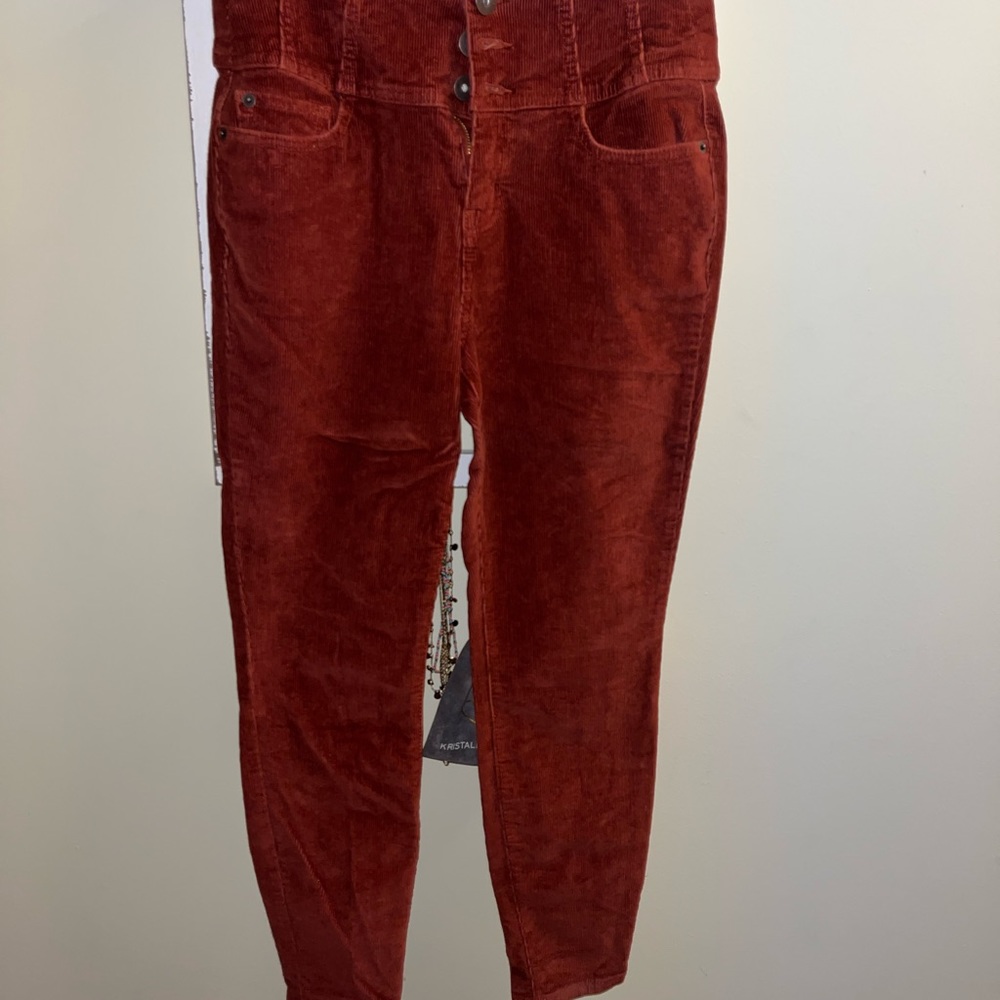 Corduroy skinny pants
